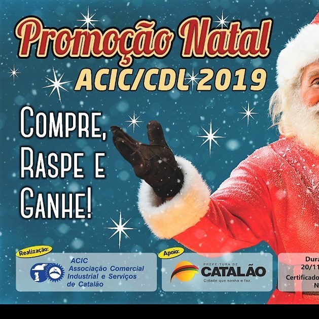 Associado venha participar da promoção   de  Natal ACIC/CDL 2019 .