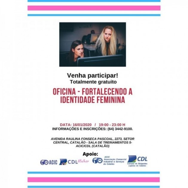 Oficina: fortalecendo a identidade feminina