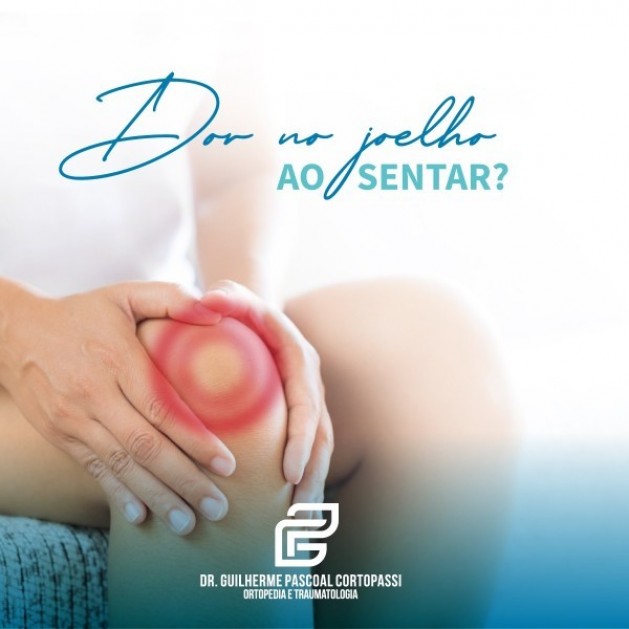 Dor no joelho ao sentar? 