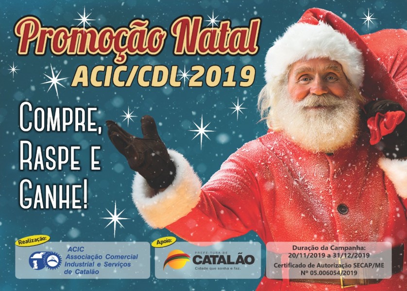 A Campanha de Natal da ACIC/CDL 2019 começou!