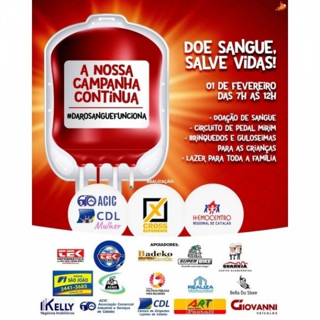 Convite! Doe sangue! Doe amor!